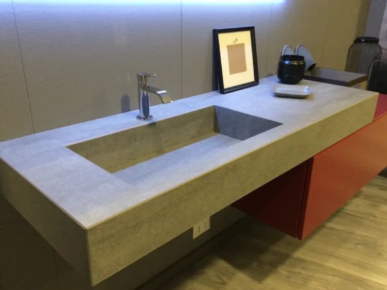 Mobile bagno Sospeso Comp4 Artigianale con forte sconto
