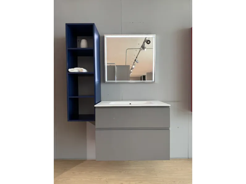 Mobile bagno in laccato opaco modello Compab di Compab a prezzo scontato