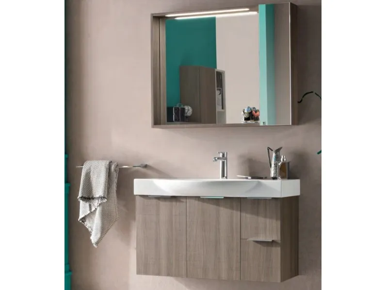 Mobile bagno Sospeso Composizione 2.4 Artigianale a prezzo scontato