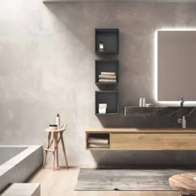 Mobile bagno design Composizione 3 di Artigianale in OFFERTA OUTLET - 30%