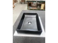 Mobile bagno sospeso Arlexitalia, lavabo satinato nero a prezzo scontato.