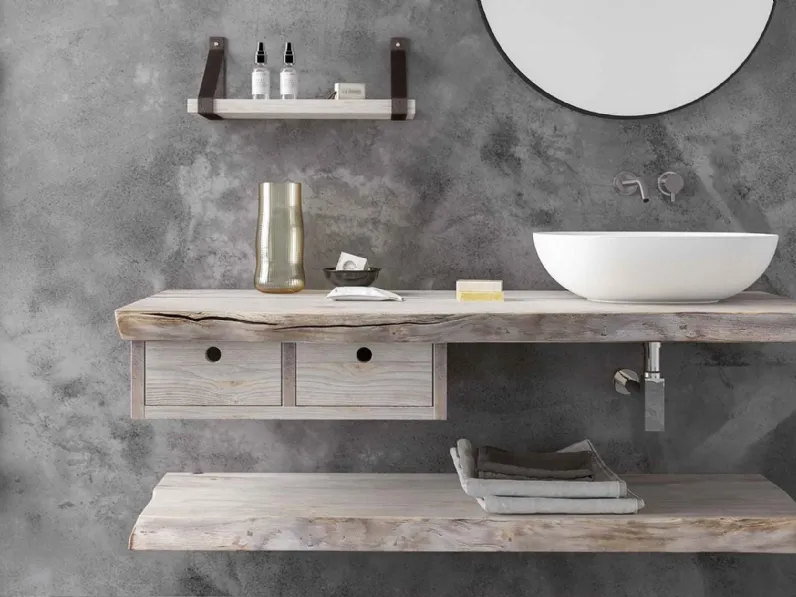 Mobile bagno Sospeso Life 03 Legnobagno a prezzo ribassato