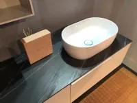 Mobile bagno in laccato opaco modello Line di Baxar a prezzo scontato