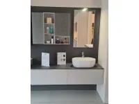 Mobile bagno in laccato opaco modello Line di Baxar a prezzo scontato