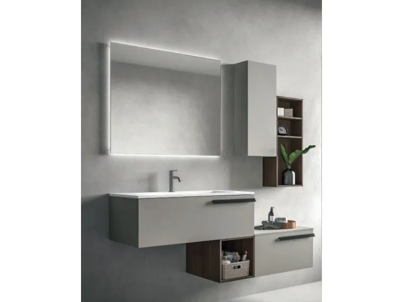 Mobile bagno Sospeso Linea3 Artigianale con forte sconto