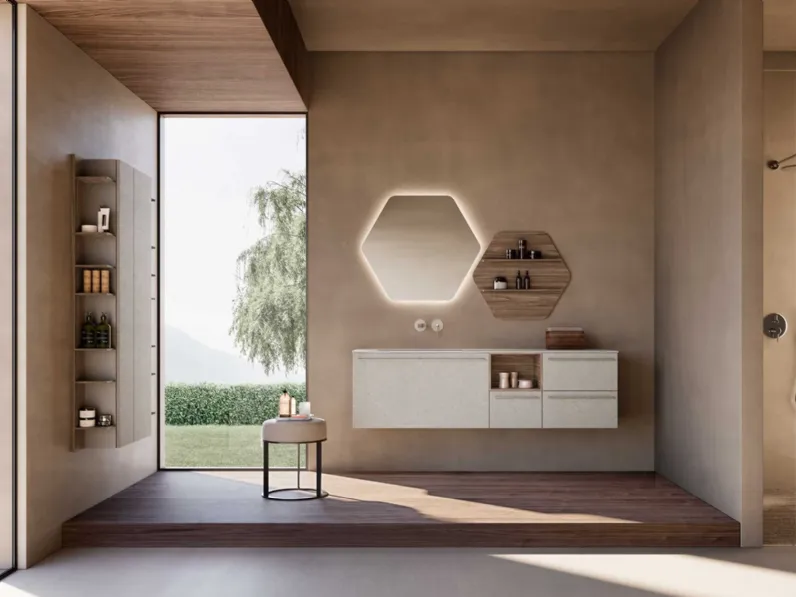 Mobile bagno sospeso M system 035 v di Baxar SCONTATO - 30%