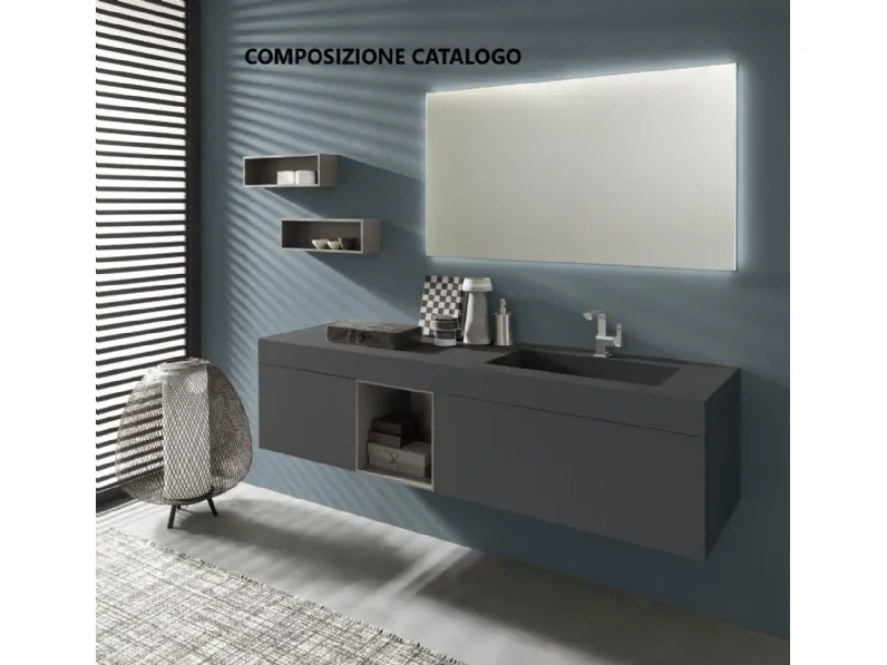 M system Baxar: mobile bagno sospeso A PREZZI OUTLET