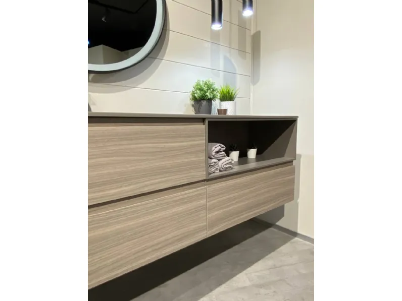 Mobile bagno in legno modello M2 system di Baxar in Offerta Outlet