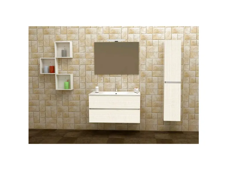 Mobile bagno in laminato modello Modello harmony di Artigianale a prezzo Outlet