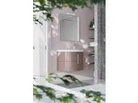 Mobile bagno in laccato lucido modello Moon #5 di Ideagroup in Offerta Outlet
