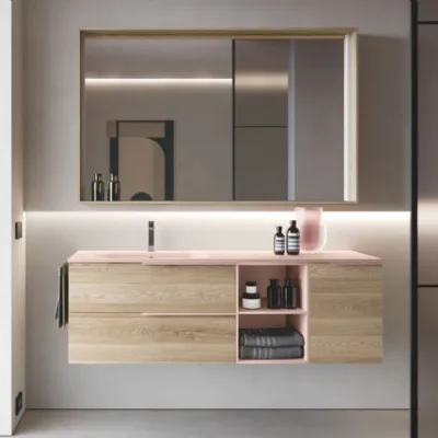Mobile bagno sospeso My time 01 di Ideagroup SCONTATO - 40%