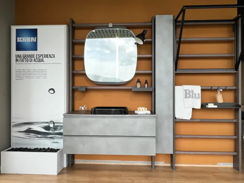 Mobile bagno in laminato modello Rivo gym di Scavolini bathrooms a prezzo Outlet
