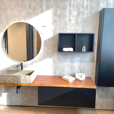 Mobile bagno sospeso Rovere bollito di Compab SCONTATO - 43%