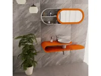 Mobile bagno sospeso Saturno orange di Mya design SCONTATO - 30%