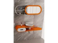 Mobile bagno sospeso Saturno orange di Mya design SCONTATO - 30%