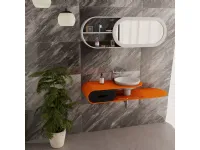 Mobile bagno sospeso Saturno orange di Mya design SCONTATO - 30%