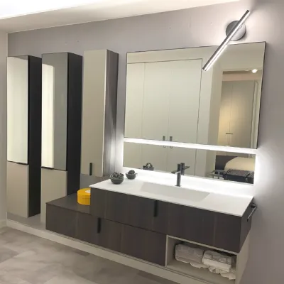 Sistema maniglia Punto tre: mobile bagno sospeso A PREZZI OUTLET