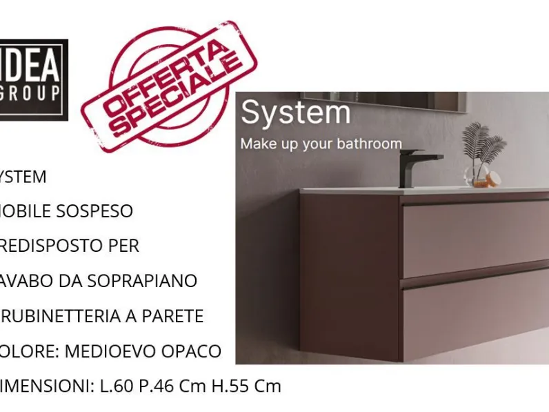 Mobile bagno Sospeso System Idea group a prezzo ribassato