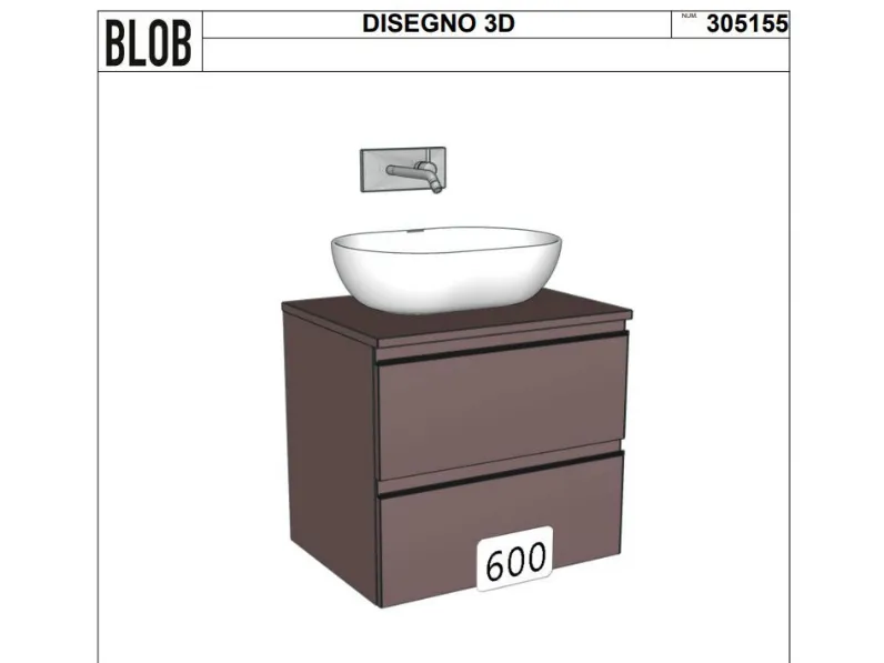 Mobile bagno Sospeso System Idea group a prezzo ribassato