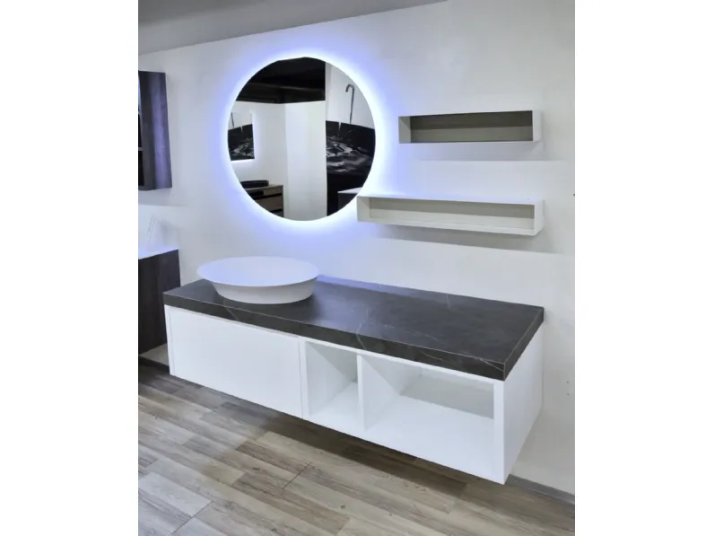 Mobile bagno in laccato opaco modello Tenderlak next 01 di Mastella a prezzo scontato