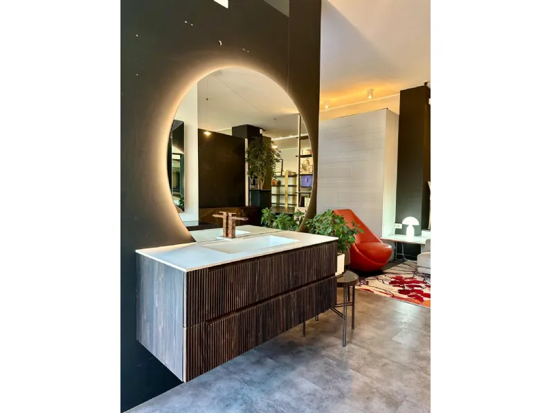 Mobile per la sala da bagno Punto tre Vertigo-new a prezzo Outlet