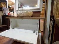 mobile composizione  bagno doppia ribalta white yellophine bianco   doppia ribalta anta in seshamm wood con piano bagno rovere corda e specchio 100 x 80  white grey che ben ben  abbina alla composizione mobile in offerta il mobile di dimensione 100 x 40 x altezza cm 80 poi volendo si aggiunge a prezzo in offerta il lavabo in offerta da   �219 in granito crema  il mobile ha due moduli  con anta a ribalta molto capiente e molto pratica  lo stile di questa composizione e' tipicamente shabby chic e 