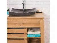 Mobile bagno Mobile bagno zen in teak 85 cm Outlet etnico SCONTATO a PREZZI OUTLET