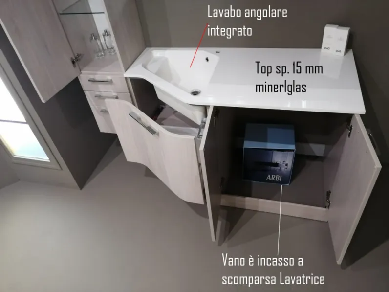 Mobile per il bagno Arbi Lavanderia italiana a prezzi convenienti