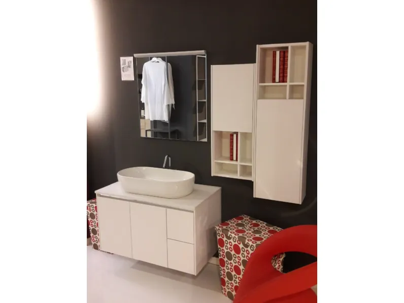 Mobile per il bagno Arcom Ego step nodo bianco a prezzi outlet