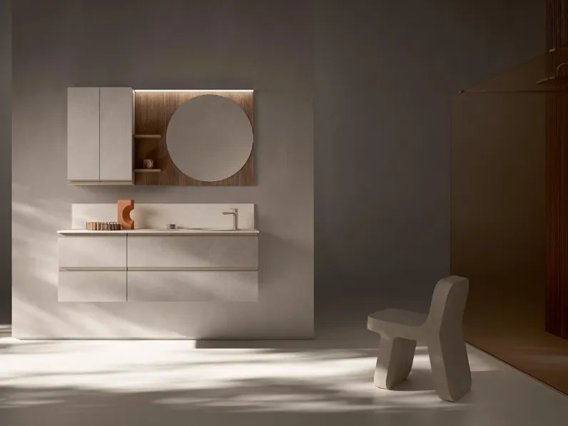 Ipe 04 Artigianale: mobile bagno sospeso A PREZZI OUTLET