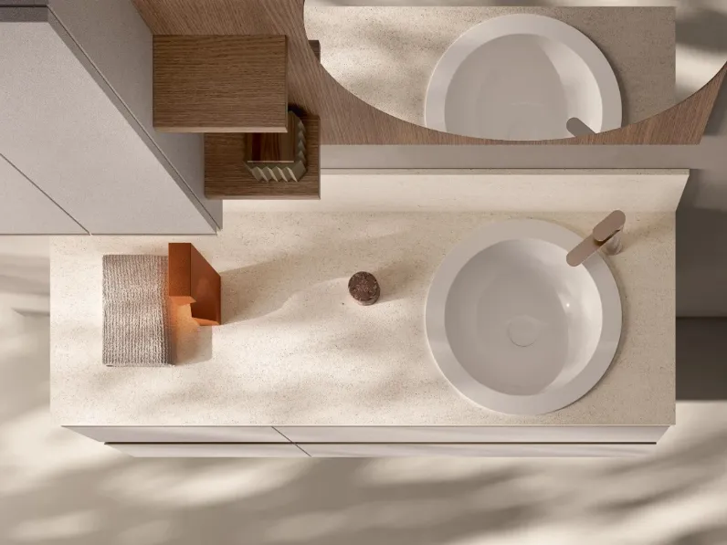 Ipe 04 Artigianale: mobile bagno sospeso A PREZZI OUTLET