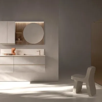 Ipe 04 Artigianale: mobile bagno sospeso A PREZZI OUTLET
