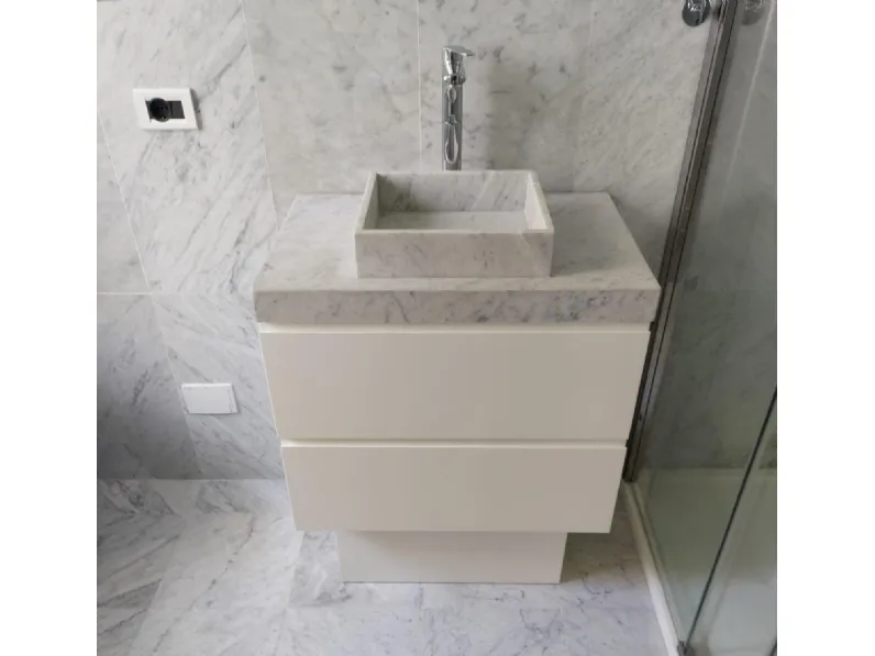 Mobile per il bagno Artigianale Valp carrara sovrapiano con forte sconto