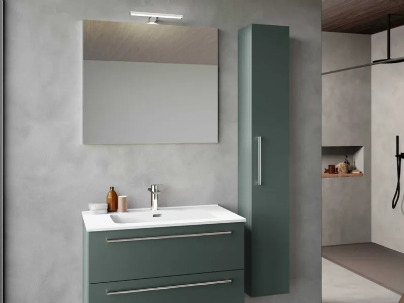 Arredamento bagno: mobile Baxar Block system slim c41 con forte sconto