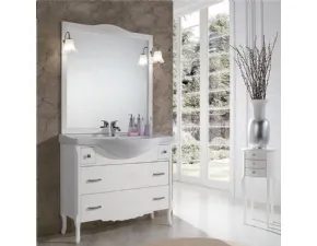 Mobile per il bagno classico Artigianale Beatrice bianco 105cm il miglior prezzo