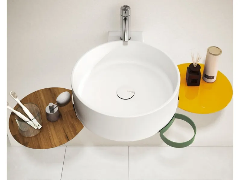 Mobile bagno Sospeso Cellule basin lago Lago con forte sconto