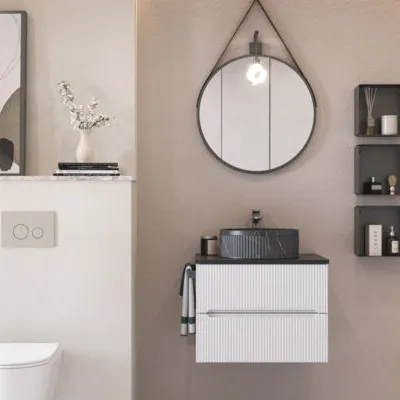 Verso 07 Legnobagno: mobile bagno sospeso A PREZZI OUTLET