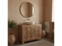 Mobile per la sala da bagno Outlet etnico Mobile bagno oriente teak  in Offerta Outlet