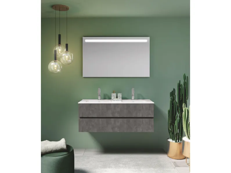 Mobile per la sala da bagno Punto tre Composizione u&d 06 in Offerta Outlet