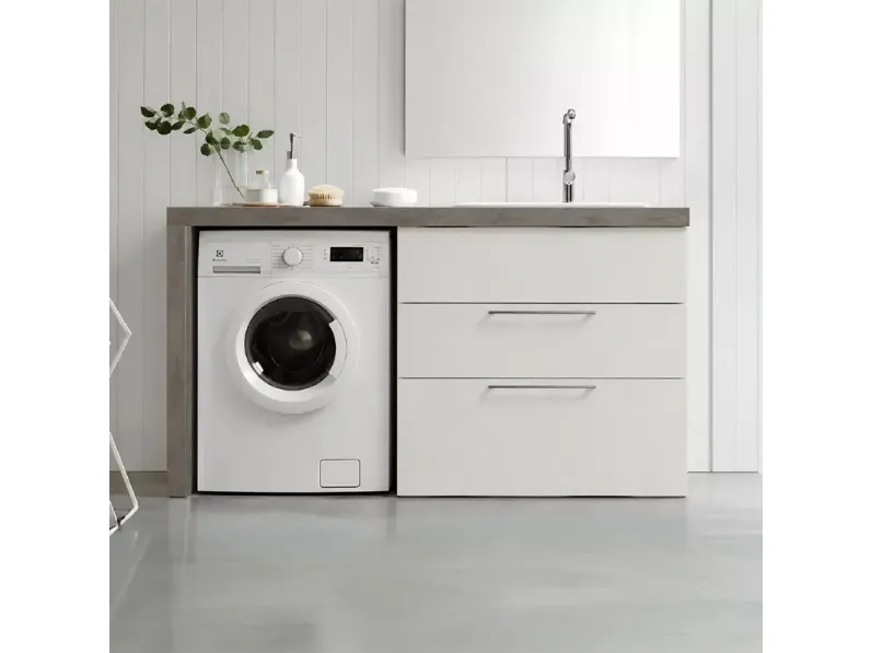 Mobile bagno in laccato opaco modello 07 di Artigianale a prezzo scontato