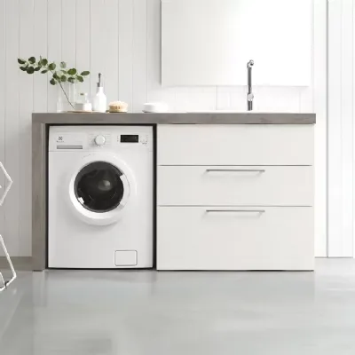 Mobile bagno in laccato opaco modello 07 di Artigianale a prezzo scontato