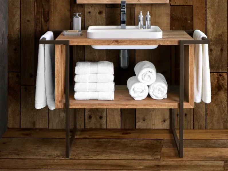 Mobile bagno A terra 3314 Artigianale scontato - 64%