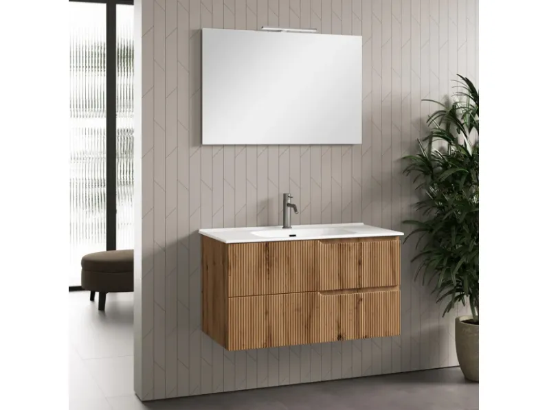 Arredamento bagno: mobile Artigianale Canneto91 in Offerta Outlet