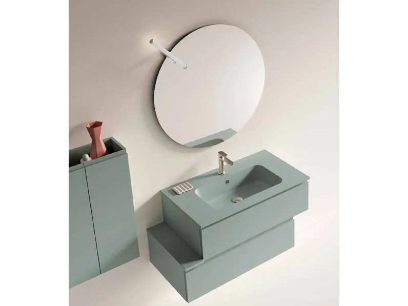 Blocco6 da expo Compab: mobile bagno sospeso A PREZZI OUTLET