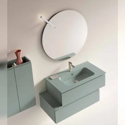 Blocco6 da expo Compab: mobile bagno sospeso A PREZZI OUTLET