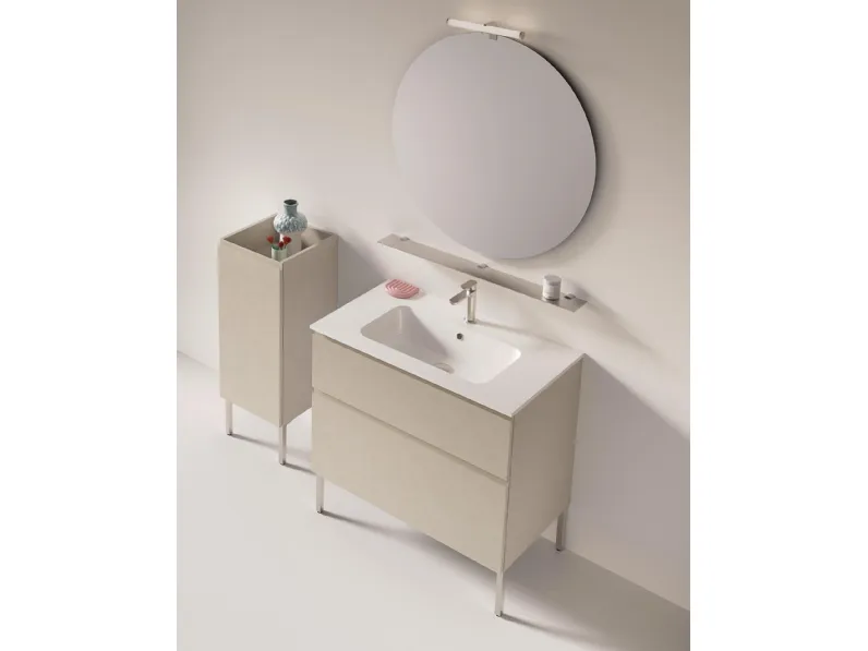 Mobile per la sala da bagno Compab Blocco7 da expo a prezzo Outlet