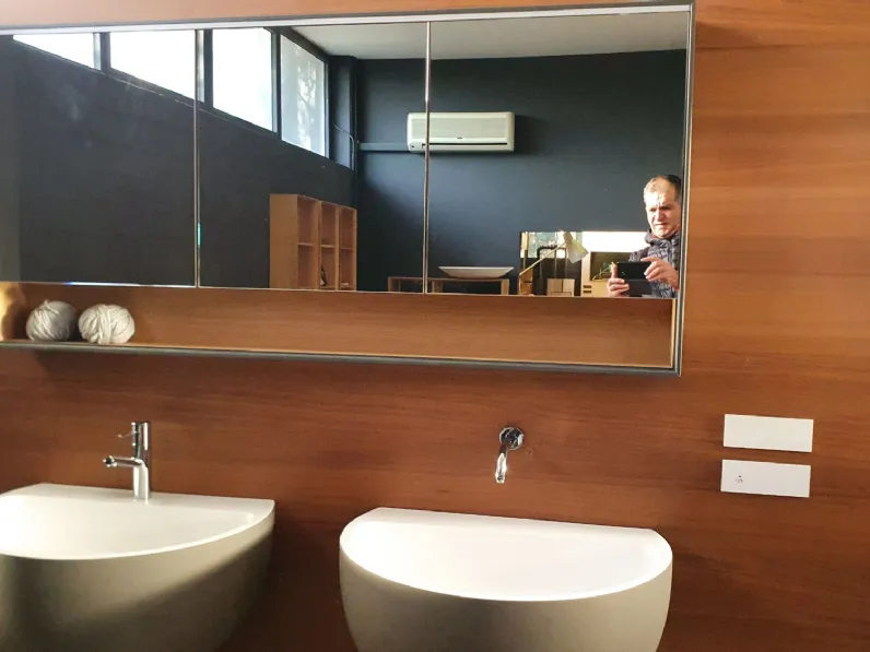 Mobile per la sala da bagno Falper Specchio contenitore in Offerta Outlet