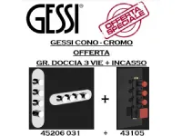 Mobile per la sala da bagno Gessi Cono gruppo doccia 3 vie termostatico parte esterna 45206 031 + parte incasso 43105 a prezzo scontato