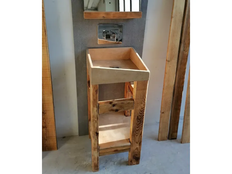 Mobile bagno A terra Morai marmo Mya design scontato - 30%