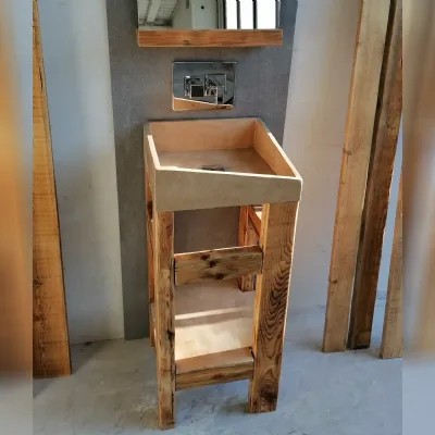 Mobile bagno A terra Morai marmo Mya design scontato - 30%